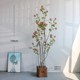 Bizarre simulated green plant island spring flowers