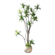High-end simulated green plant old pile lily bamboo bonsai tree