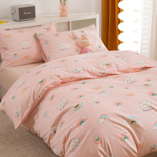 被套120x150cm儿童1米5纯棉全棉a类 100支高密贡缎长绒棉被罩幼儿 - 图2