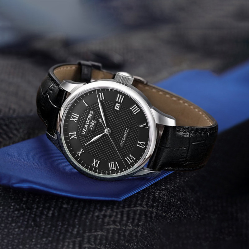 威顿2020全自动防水男士夜光机械表 威顿手表国产腕表