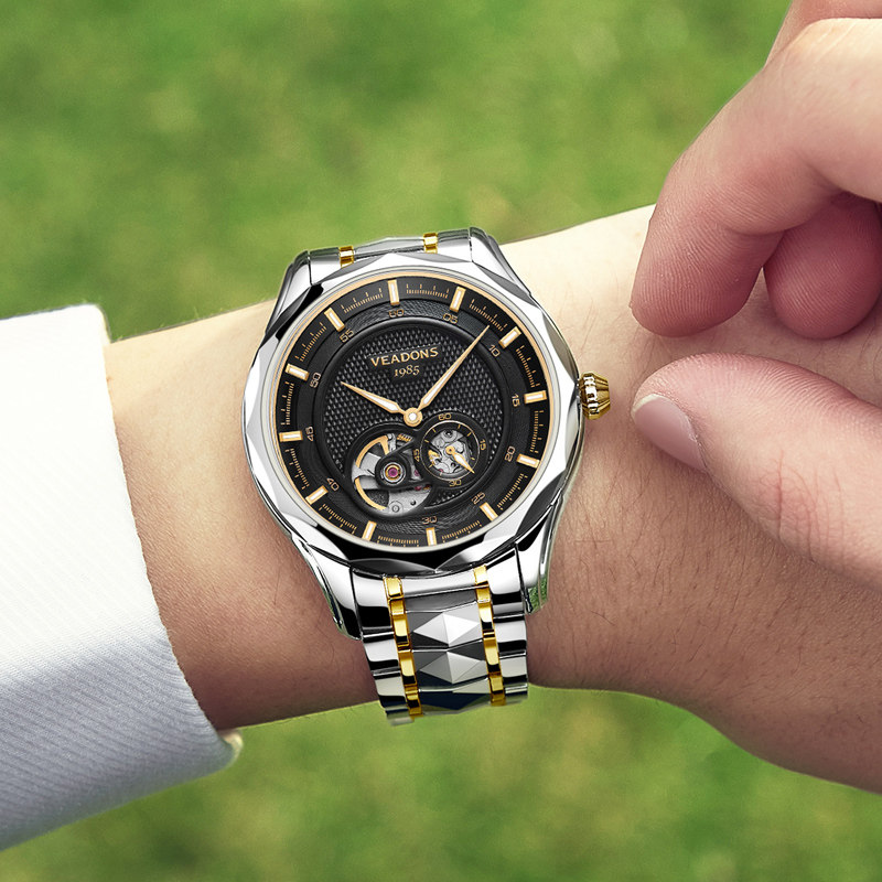 威顿2020全自动防水男士夜光机械表 威顿手表国产腕表