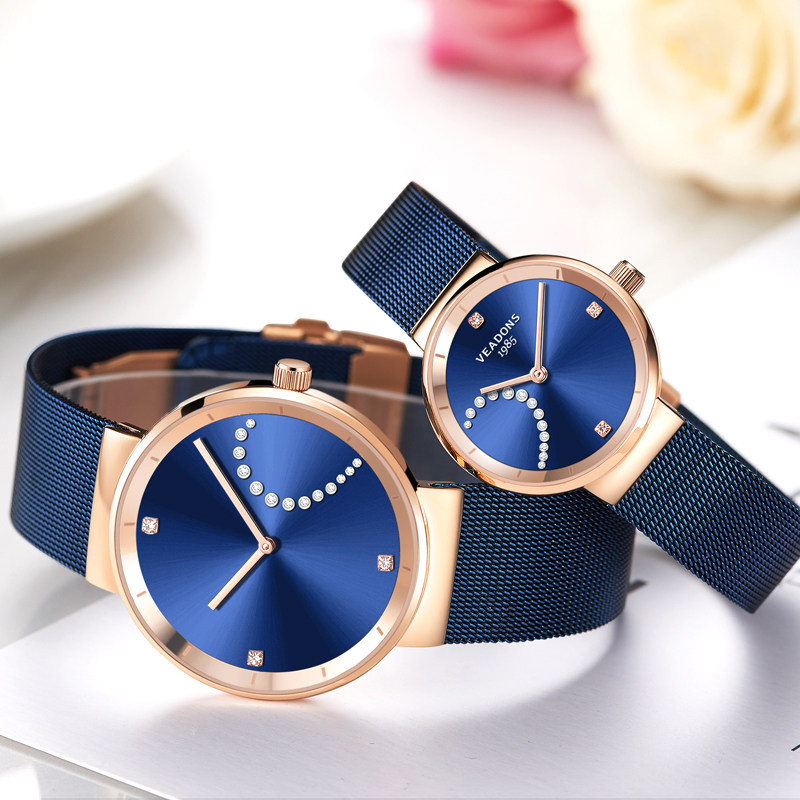 2020新款情侣一对价超薄防水情侣表 威顿手表国产腕表