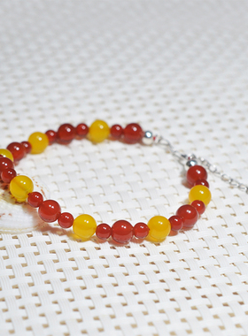 天然玛瑙奥莱依925纯银个性时尚