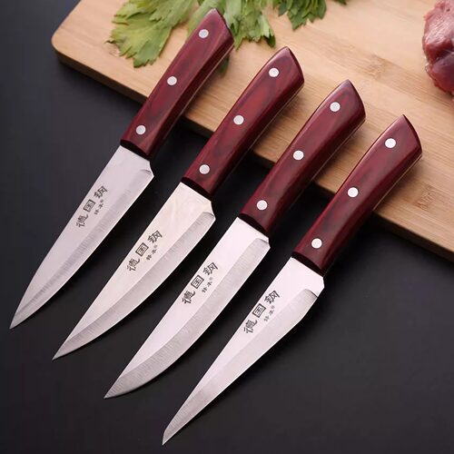 屠宰商用剔骨刀卖肉刀鸡胗刀杀猪牛羊分割刀鳝鱼刀剥皮放血特快刀 - 图0