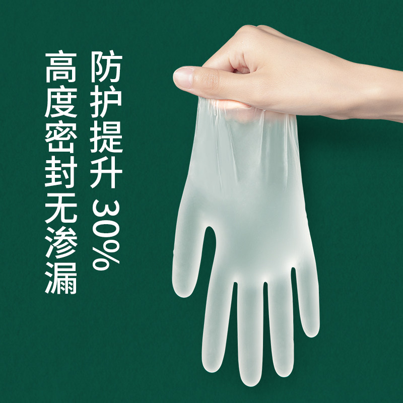 pvc一次性食品级食用厨房手套 onefire万火防护手套