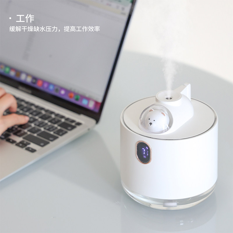 小型办公室桌面家用静音卧室加湿器 onefire万火USB加湿器