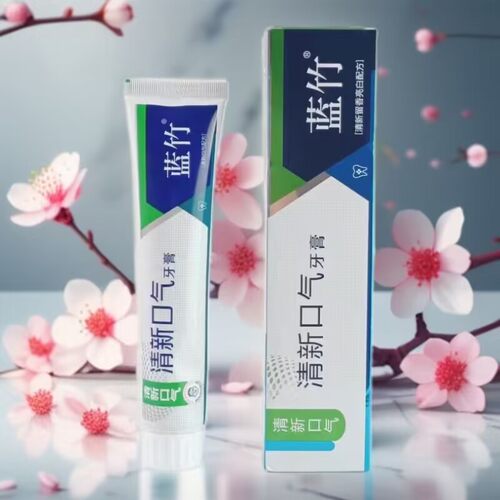 牙白金板蓝根清火牙膏天山雪莲三七皂苷蓝竹益生菌酵素小苏打牙膏 - 图2