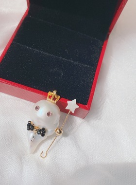 吊坠项链阿飘珍珠男女一物一拍