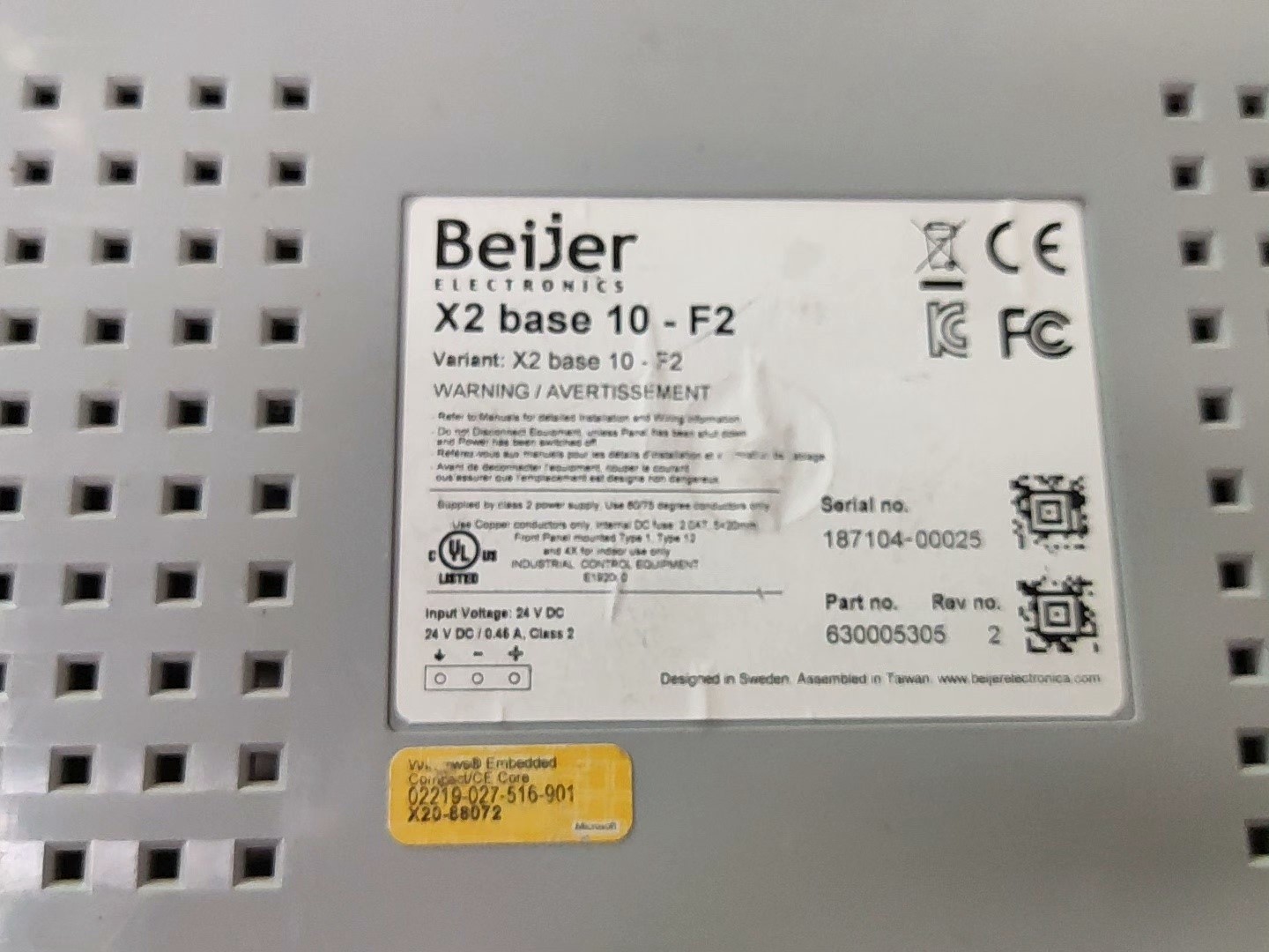 Beijer北尔触摸屏X2 base 10-F2全新原装拍前请询价 - 图1