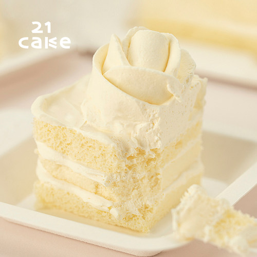 21cake朗姆芝士生日蛋糕礼物聚会520情人节蛋糕动物奶油同城配送 - 图0