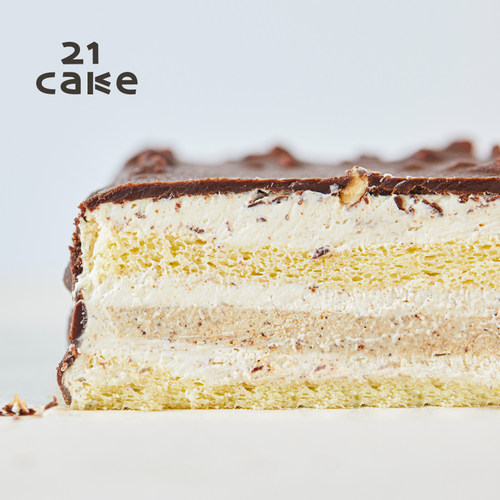 21cake布莱克巧克力坚果碎生日蛋糕动物奶油纪念日聚餐同城配送 - 图0
