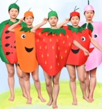 舞耀 Экологичный костюм из нетканого материала для взрослых для детского сада, клубника