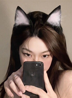 猫耳朵发箍万圣节头饰小猫咪兽耳头箍发饰装扮道具2026新款高级感