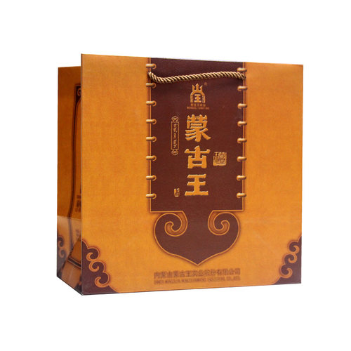 4瓶装蒙古王52度经典金帐整箱500ml*4瓶高度浓香草原白酒 - 图2