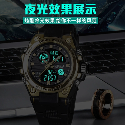 Водонепроницаемые спортивные мужские часы, трендовые универсальные цифровые часы, коллекция 2023