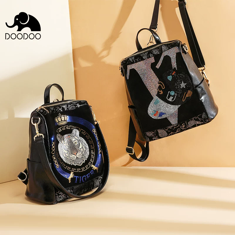 Backpack, shoulder bag, capacious travel bag, 2021 collection, for students