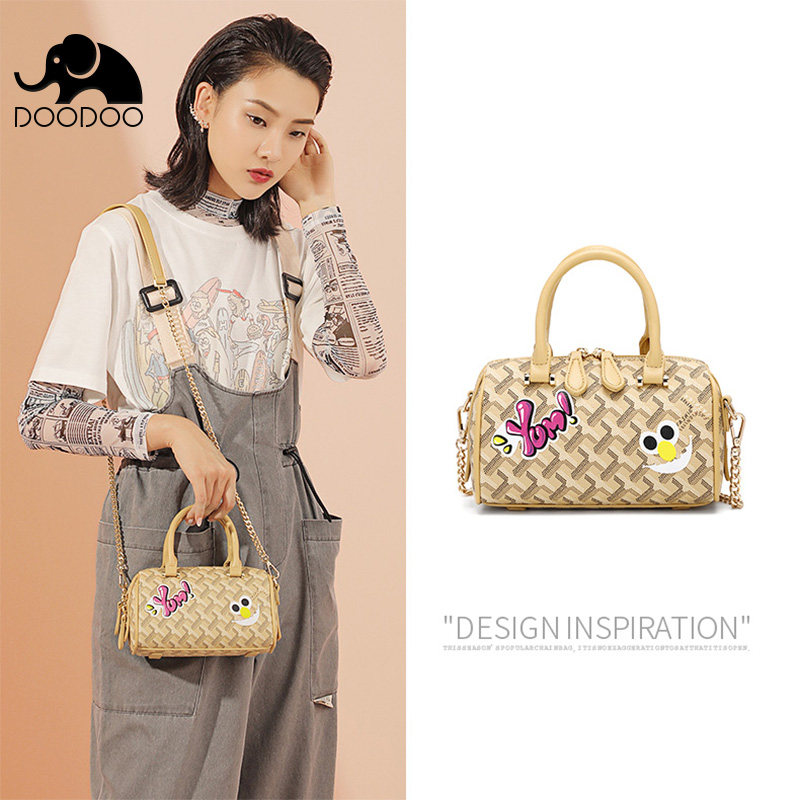doodoo 2020新款潮夏季大容量枕头包 doodoo箱包女士包袋