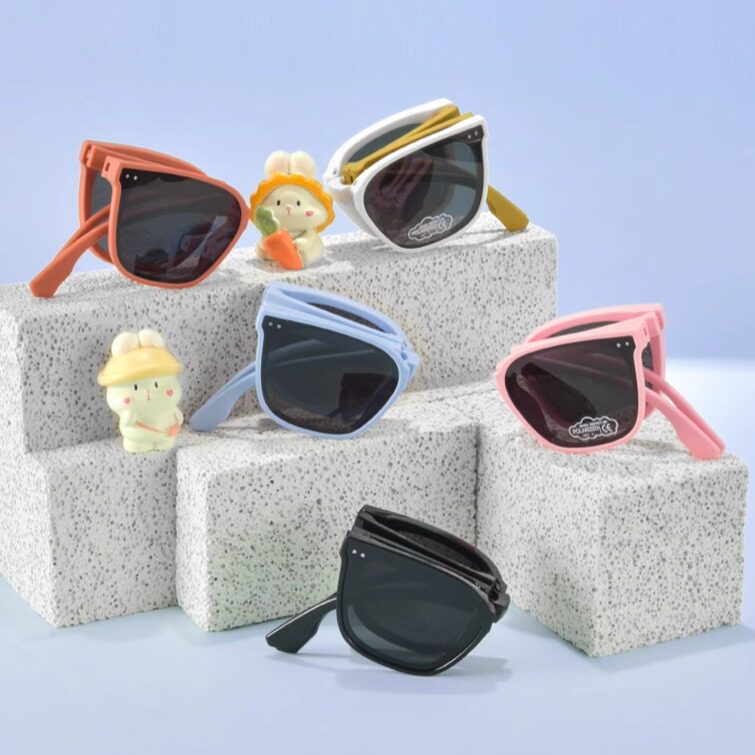 【清仓特惠】康视顿儿童墨镜折叠偏光防紫外线男童女孩太阳镜眼镜