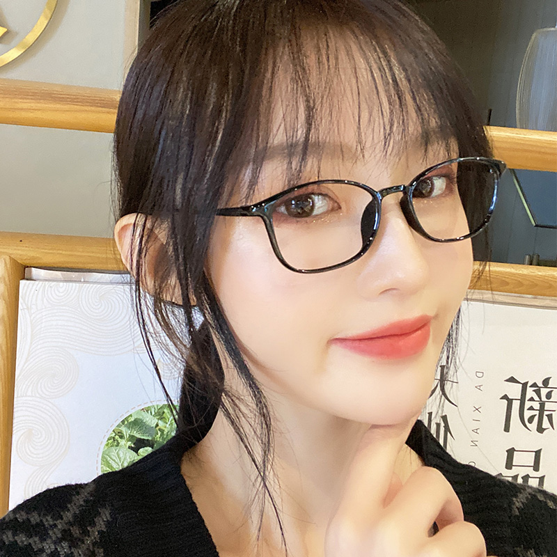 康视顿超轻近视眼镜女气质小框可配度数散光高度数专用防蓝光2342 - 图1