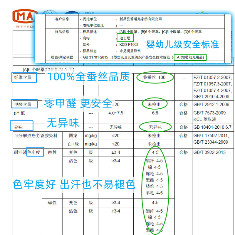 迪士尼男童女童午睡睡觉可爱卡通遮光眼疲劳真丝儿童眼罩睡眠专用-图2