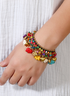 手作民族风吉象手链泰国度假手绳