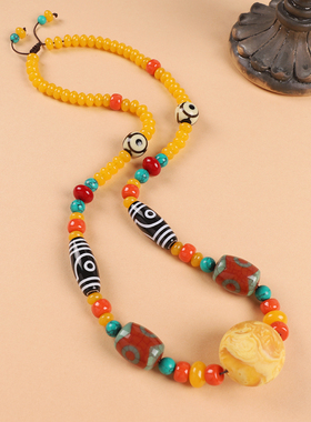 原创设计藏式复古项链藏服配饰