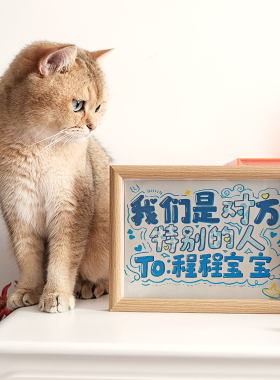 我们是对方特别的人涂鸦相框定制名字闺蜜暖心礼物送男女朋友摆件
