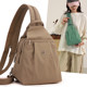 Multifunctional one-pack three-use women's bag lightweight Oxford cloth outdoor travel crossbody chest bag commuter small backpack