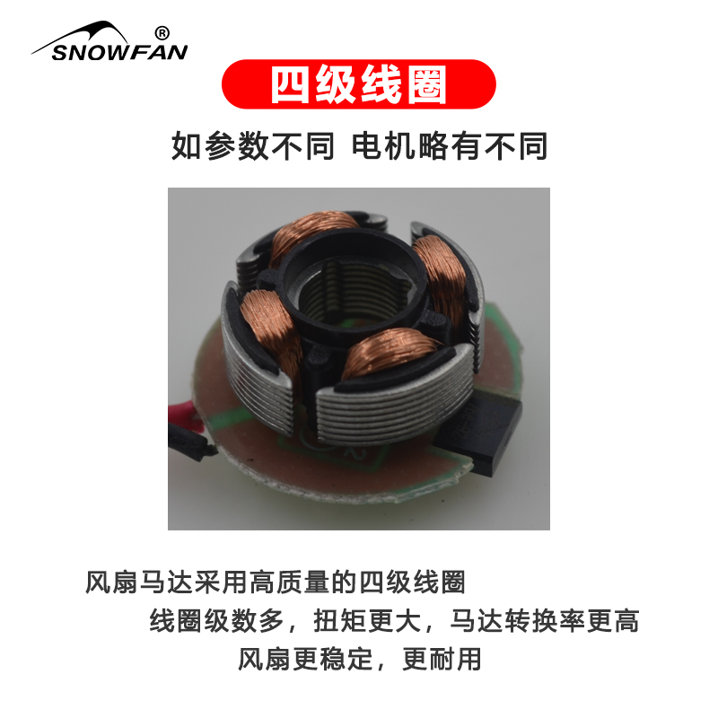 SNOWFAN4CM厘米4020变频器散热风扇24V12V直流电机工业电源风机 - 图1