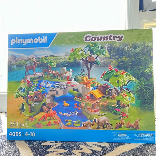 playmobil摩比世界德国儿童玩具仿真野生动物园套装 狮子老虎大象 - 图1