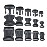 Высококачественная экологичная пластиковая поясная сумка с застежкой, школьный рюкзак, аксессуар для сумки, 4 шт