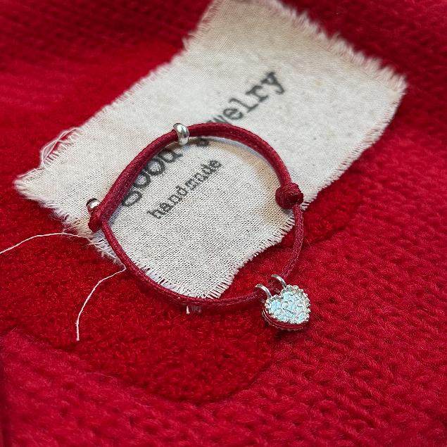 GOOD JEWELRY奶油爱心蛋糕手绳可调节S925手工编绳小众原创,淘宝优惠券,粉丝福利购,淘宝优惠卷