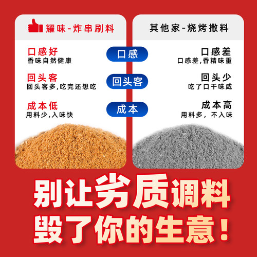 炸串刷料乐山油炸酱秘制酱料商用烧烤酱调料烧烤料腌料孜然粉撒料 - 图1
