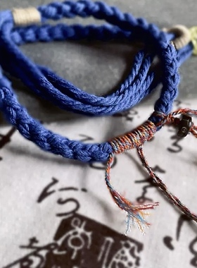 手绳中国风男女朱砂手绳本命年