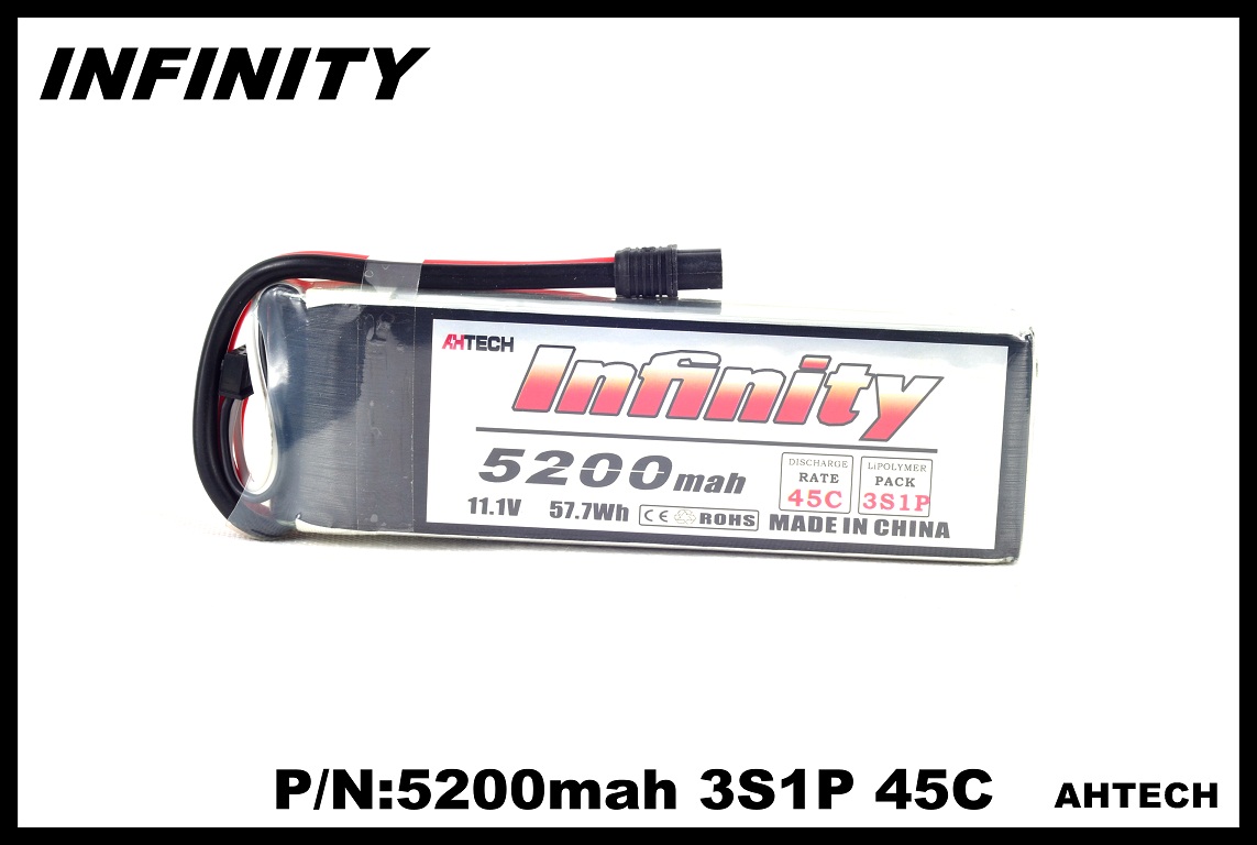 花牌Infinity系列鋰電池3S 5200mah 45C 11.1V多軸航拍固定翼