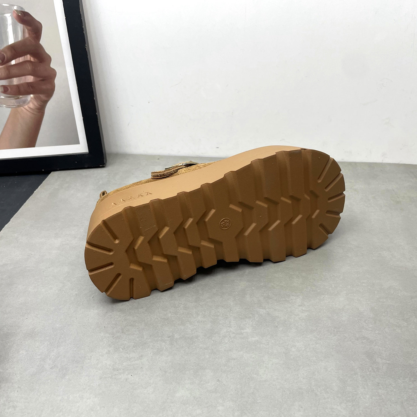 2026春季新款女鞋圆头深口一脚蹬英伦风复古勃肯鞋厚底女士单鞋,淘宝优惠券,粉丝福利购,淘宝优惠卷