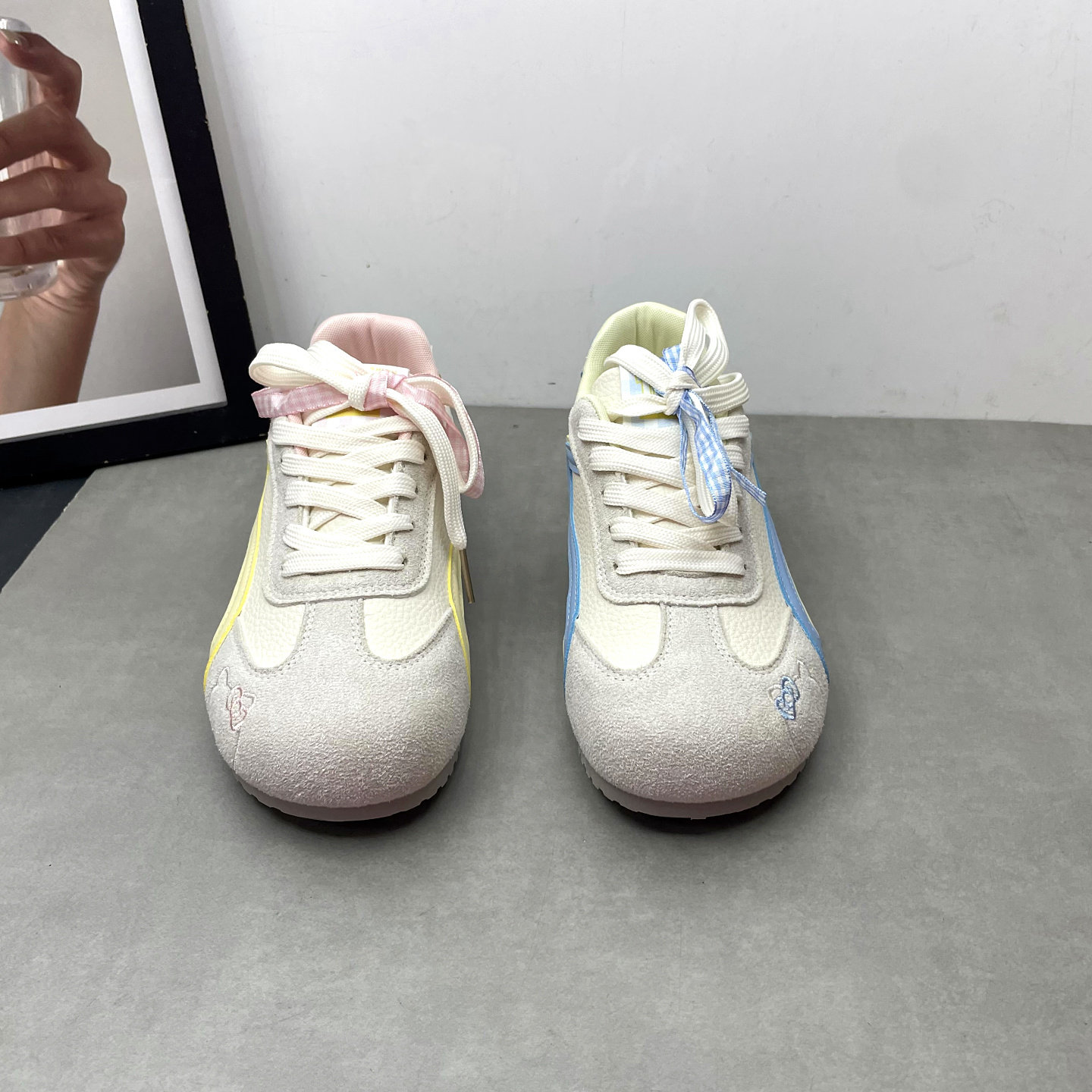 2026春季新款女鞋圆头深口系带内增高软底舒适德训鞋韩版女士单鞋,淘宝优惠券,粉丝福利购,淘宝优惠卷