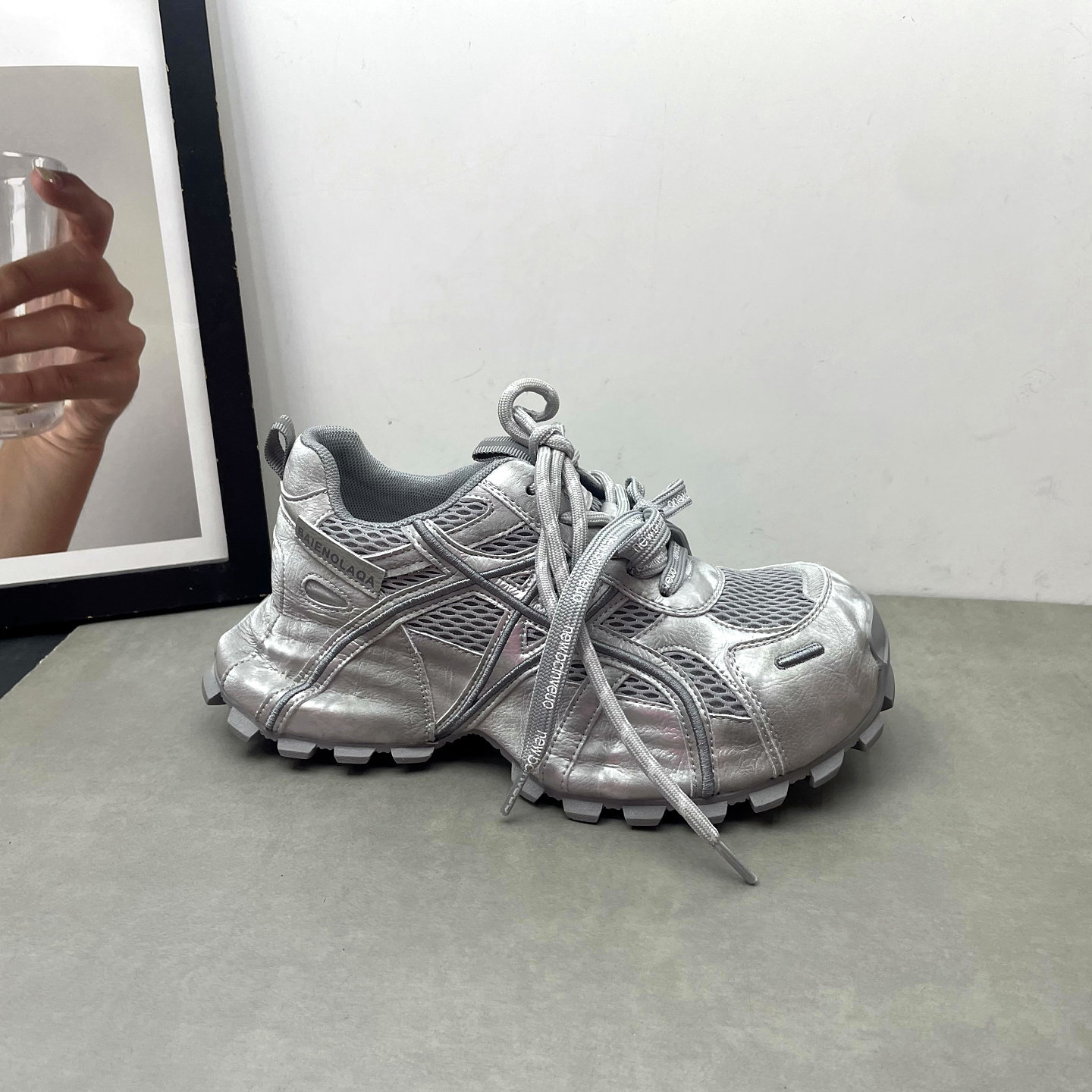 工厂处理2026春季新款松糕厚底深口韩版百搭老爹鞋运动女士单鞋,淘宝优惠券,粉丝福利购,淘宝优惠卷