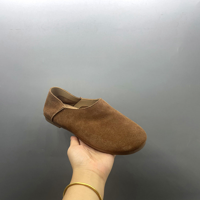 外贸撤柜处理2024秋季新款磨砂皮软底舒适一脚蹬复古勃肯鞋女单鞋,淘宝优惠券,粉丝福利购,淘宝优惠卷