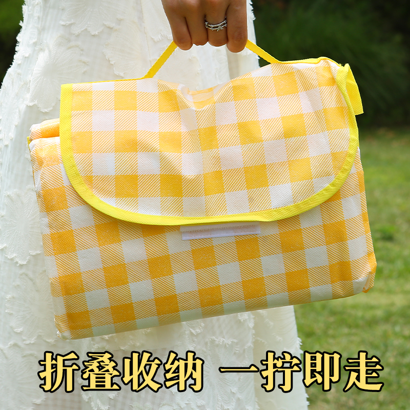 野炊野营帐篷地垫坐垫防水草坪垫子便携折叠野餐垫防潮垫加厚户外