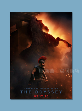 奥德赛The Odyssey电影海报诺兰马特达蒙荷兰弟周边卧室装饰画芯
