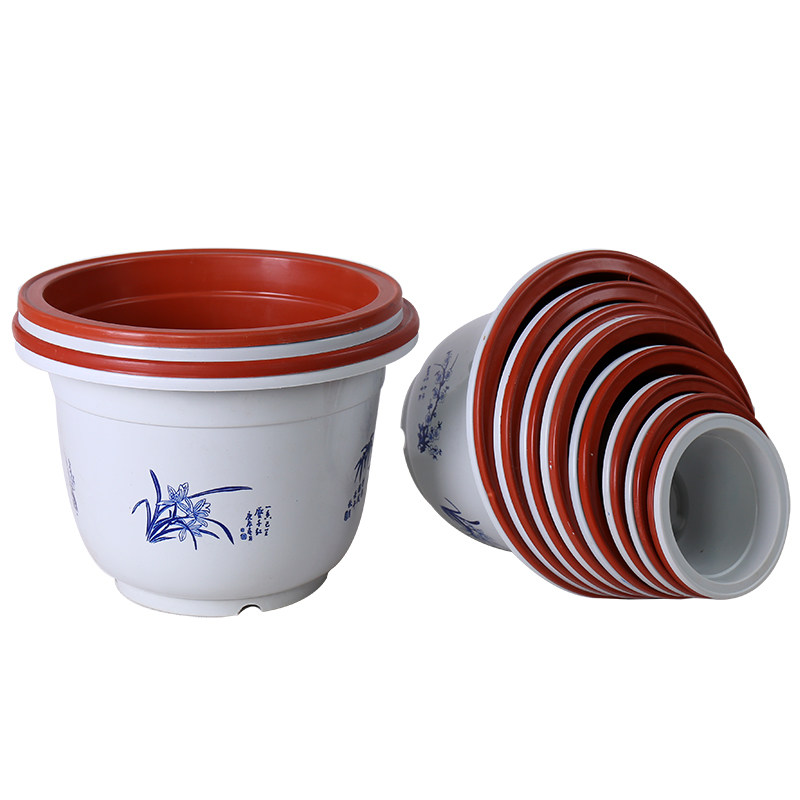 厂家直销优质圆形塑料花盆绿植大号特大加厚阳台多肉花盆托盘包邮,淘宝优惠券,粉丝福利购,淘宝优惠卷