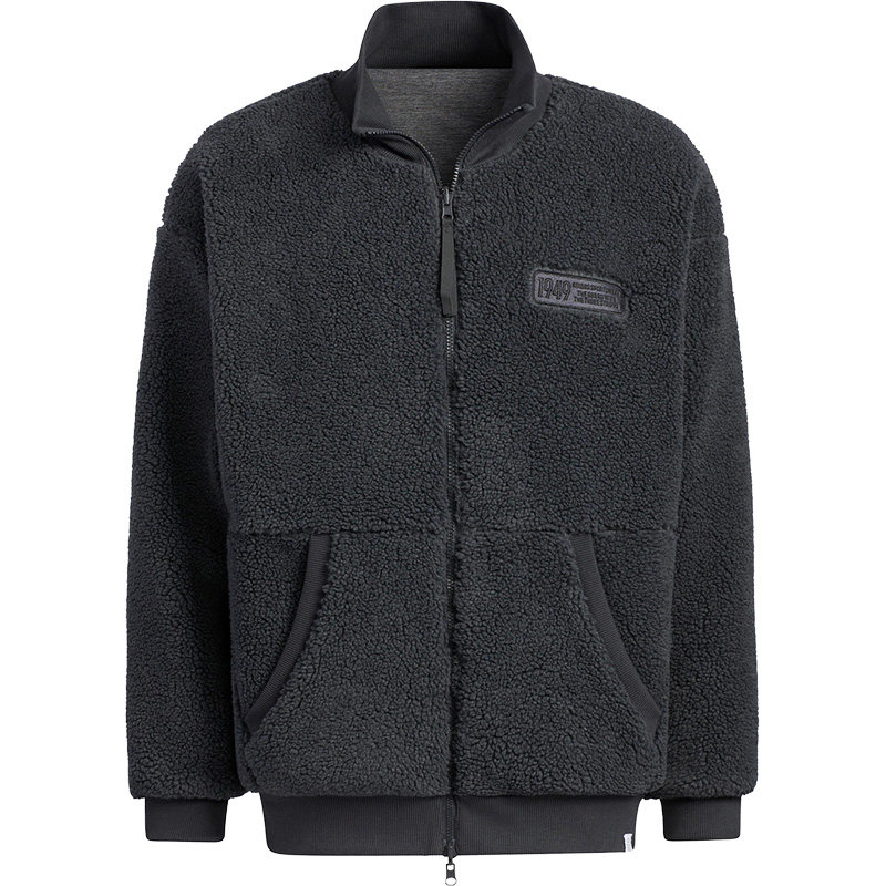 Adidas/阿迪达斯正品新款男子摇粒绒运动宽松夹克外套IK3507 - 图3