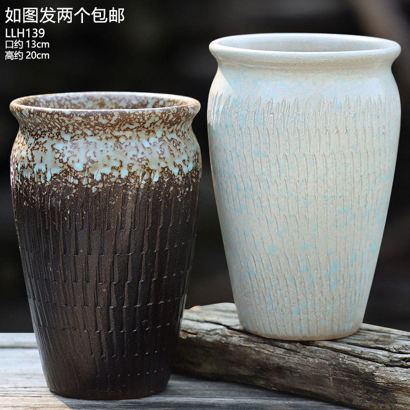 网红多肉植物悬崖老桩大花盆家用复古创意阳台户外透气陶瓷盆特价,淘宝优惠券,粉丝福利购,淘宝优惠卷