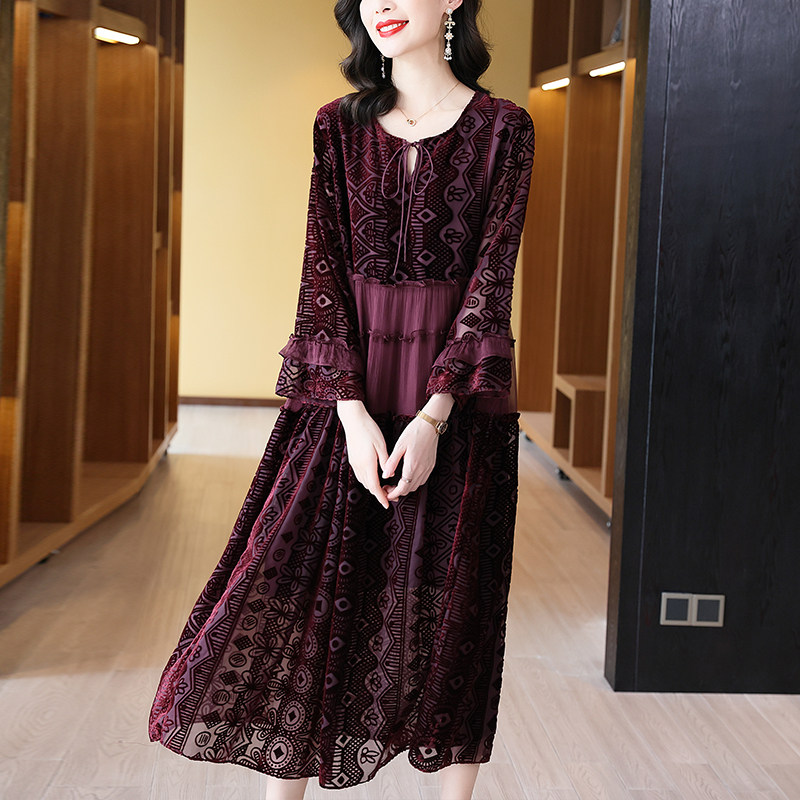 2020秋季新款宽松欧货复古连衣裙 凯芙诺连衣裙