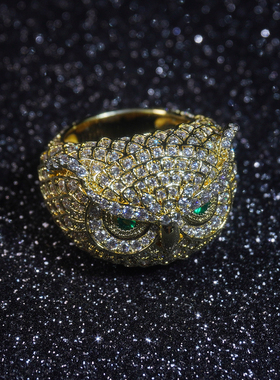 LFL男女镀金嘻哈百搭猫头鹰