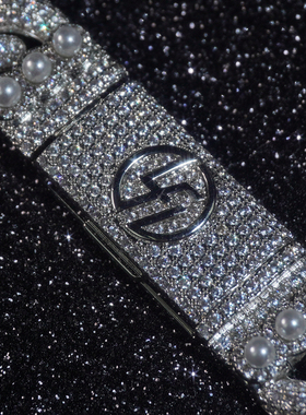 LFL5A锆石古巴链男女珍珠