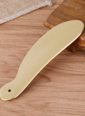纯铜手柄加长s型按摩刮痧板