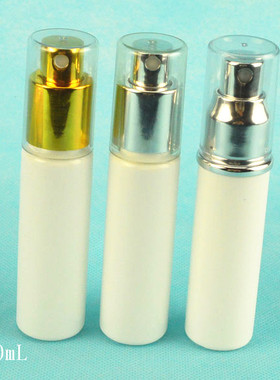 30mL白色细雾旋转香水塑料瓶