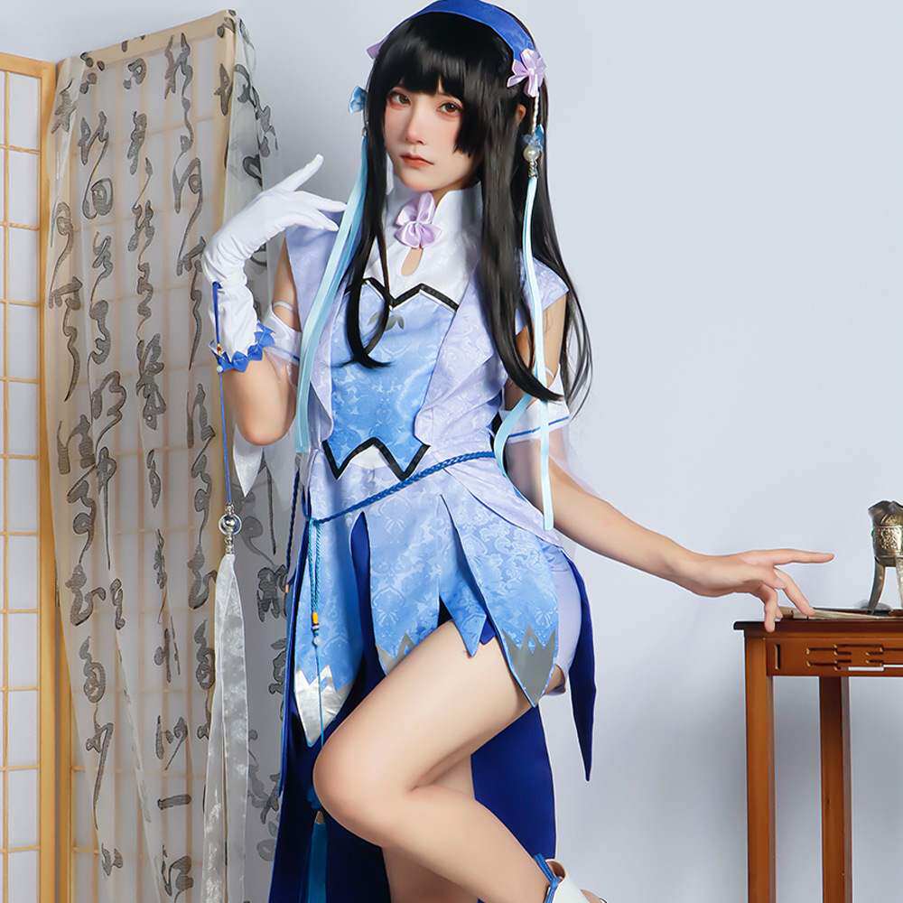 雾都王者荣耀cos服西施原皮女装 动漫二次元游戏古风连衣裙套装女